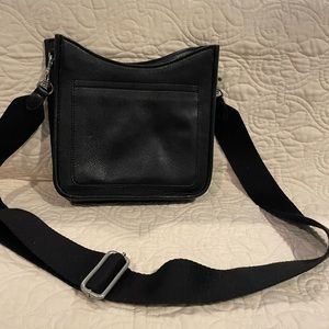 Black Leather Crossbody- J.Jill